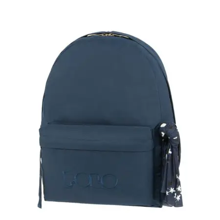 POLO 2025 Backpack With Scarf 1 Comp. Night Blue / 901135 5000 شنطة مع فولار