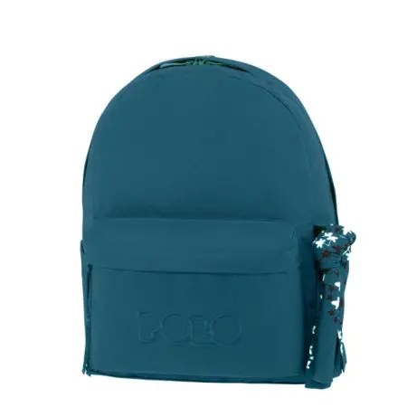 POLO 2025 Backpack With Scarf 1 Comp. Petrole / 901135 5803 شنطة مع فولار