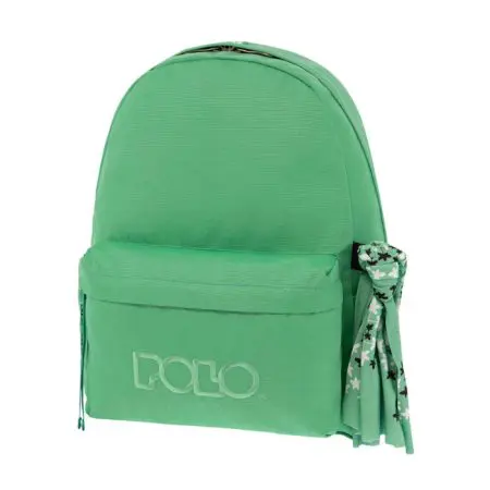 POLO 2025 Backpack With Scarf 1 Comp. Emerald / 901135 6700 شنطة مع فولار