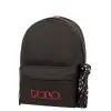 POLO 2025 Backpack With Scarf 2 Comp. Black/D.Red / 901235 2033 شنطة مع فولار