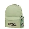 POLO 2025 Backpack With Scarf 2 Comp. Mint/Eggplant / 901235 6848 شنطة مع فولار