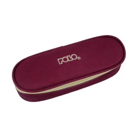 POLO 2025 Pencil Case Box 1 Zip. Assorted Colors / 937003 bordeaux