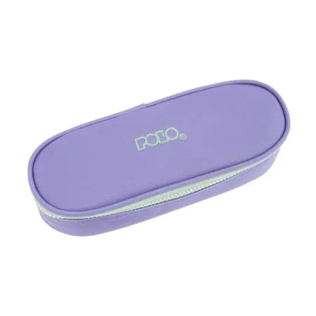 POLO 2025 Pencil Case Box 1 Zip. Assorted Colors / 937003 Purple/Turquoise