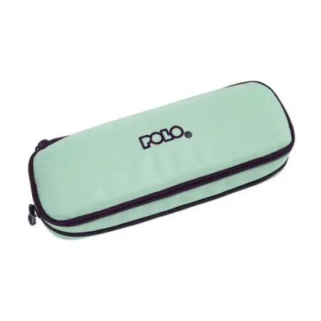 POLO 2025 Pencil Case Duo Box 2 Zip. Assorted Colors / 937004 Turquoise/Black