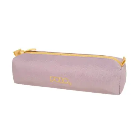 POLO 2025 Pencil Case 1 Zip. With Wallet Assorted Colors / 937006 مقلمة مع مقلمة صغيرة Light Purple/Yellow