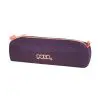 POLO 2025 Pencil Case 1 Zip. With Wallet Assorted Colors / 937006 مقلمة مع مقلمة صغيرة Dark Purple/Pink