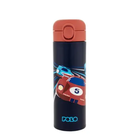 POLO 2025 Stainless Steel Junior Thermos Bottle 500ml With Straw Race / 949005 8347