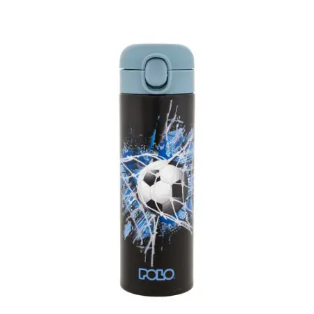 POLO 2025 Stainless Steel Junior Thermos Bottle 500ml With Straw Football / 949005 8359