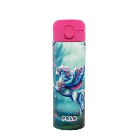 POLO 2025 Stainless Steel Junior Thermos Bottle 500ml With Straw Unicorn / 949005 8383