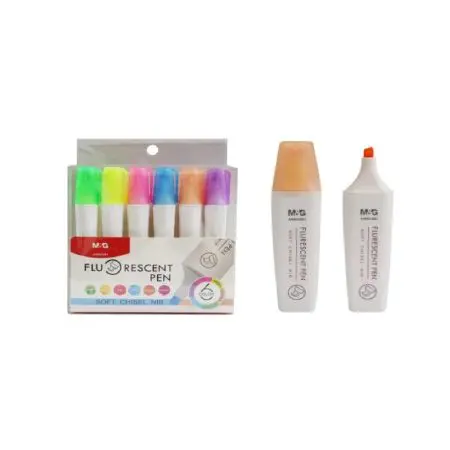 M&G Highlighter (Set 6 Colors) Neon / AHM215R1 اقلام تمييز