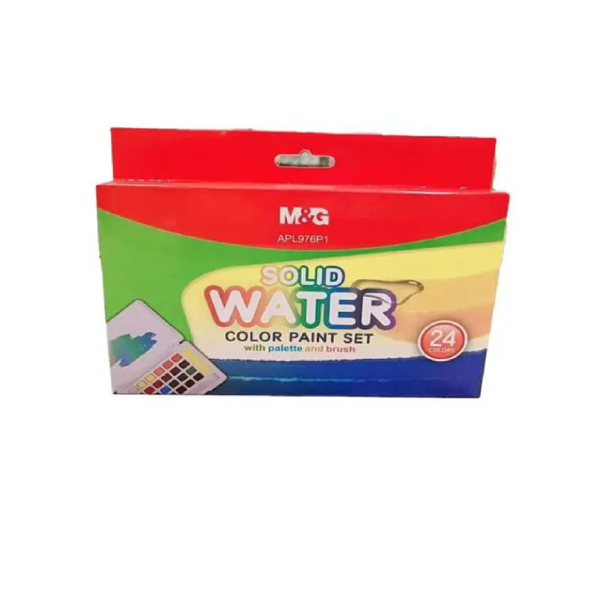 M&G Solid Watercolor 24 Colors + Pen / APL976P1 تلوين مائي مع قلم