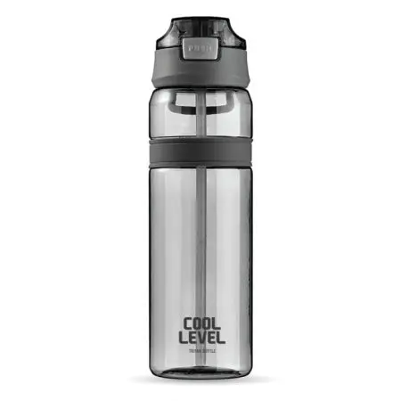 Cool Level 25 Plastic Tritan Water Bottle 850ml With Straw / 12879A-25