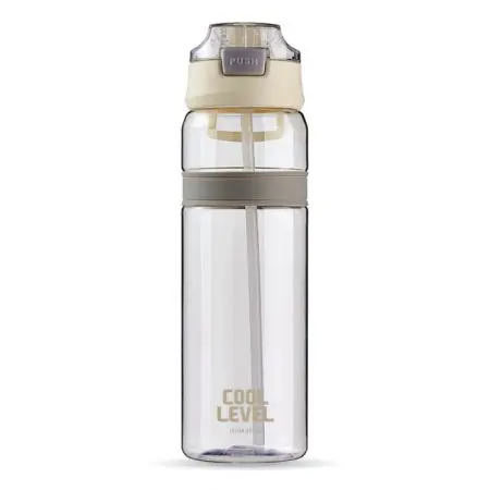 Cool Level 25 Plastic Tritan Water Bottle 850ml With Straw / 12879A-25
