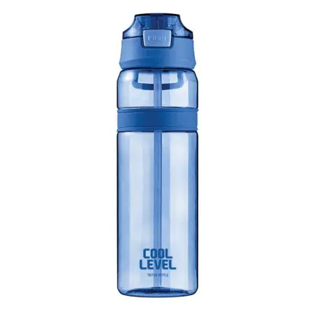 Cool Level 25 Plastic Tritan Water Bottle 850ml With Straw / 12879A-25