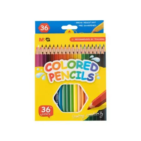 M&G Coloring Pencils 36 Colors Anti Break / AWP34368 تلوين خشب