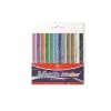 M&G Metallic Double-Tips Markers 12 Colors / APMT8072 تلوين مائي
