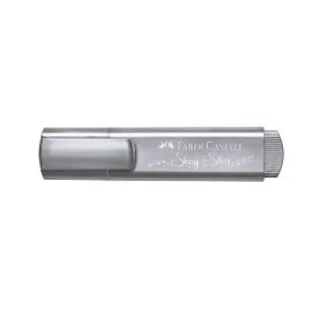 Faber Castell Highlighter 46 Metallic Shiny Silver / 154661 قلم تمييز