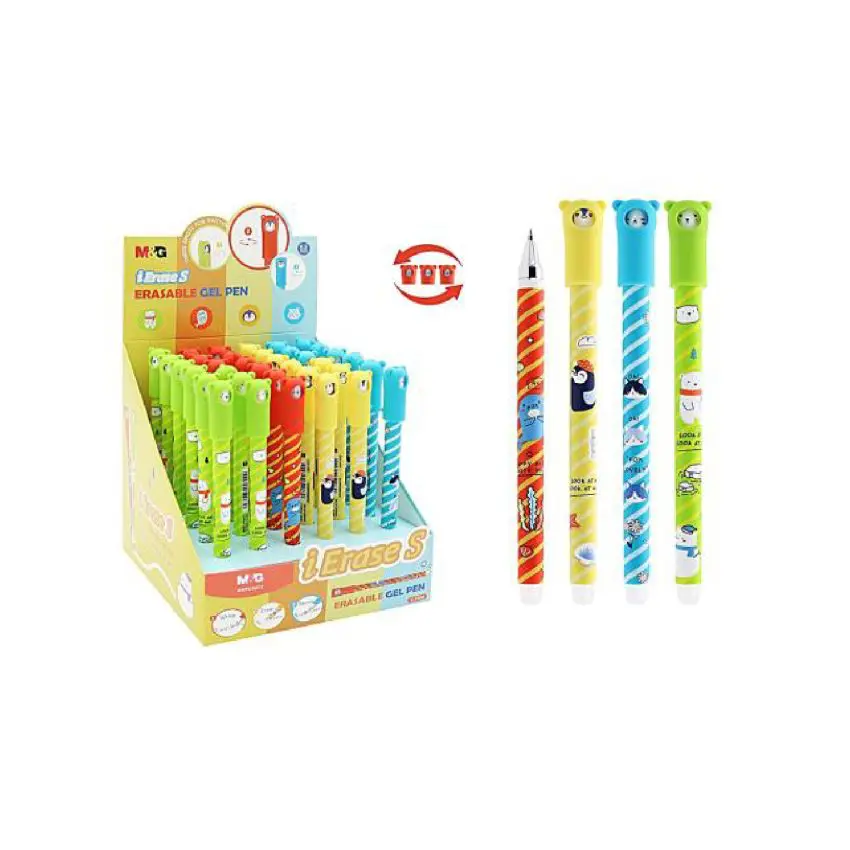 M&G Erasable Gel Pen Blue 0.5 I Erase S Moving Head / AKPC5272 قلم قابل للمحو