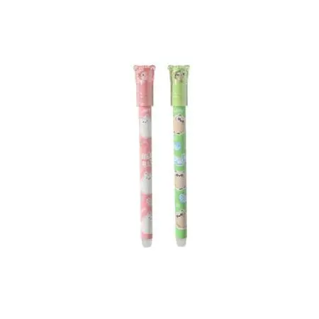 M&G Erasable Gel Pen Blue 0.7 Animals Moving Head / AKPC52R2 قلم قابل للمحو