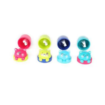 M&G Sharpener 1 Hole With Canister So Many Cats / APSN1292 مبراة