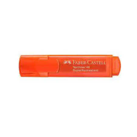 Faber Castell Highlighter 46 Super Fluo ORANGE / 154615 قلم فوسفوري برتقالي