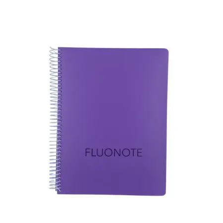 PD FluoNote Plastic Notebook A4 Square 72sh 70g Spiral / PP242 دفتر جامعة