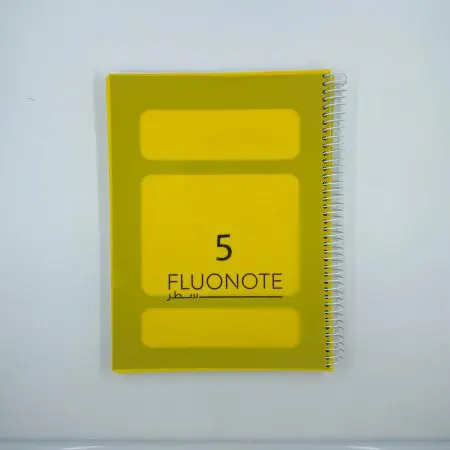 PD FluoNote Plastic Notebook A4 5 Subjects Line 144sh 70g Spiral / PP232B دفتر راسور
