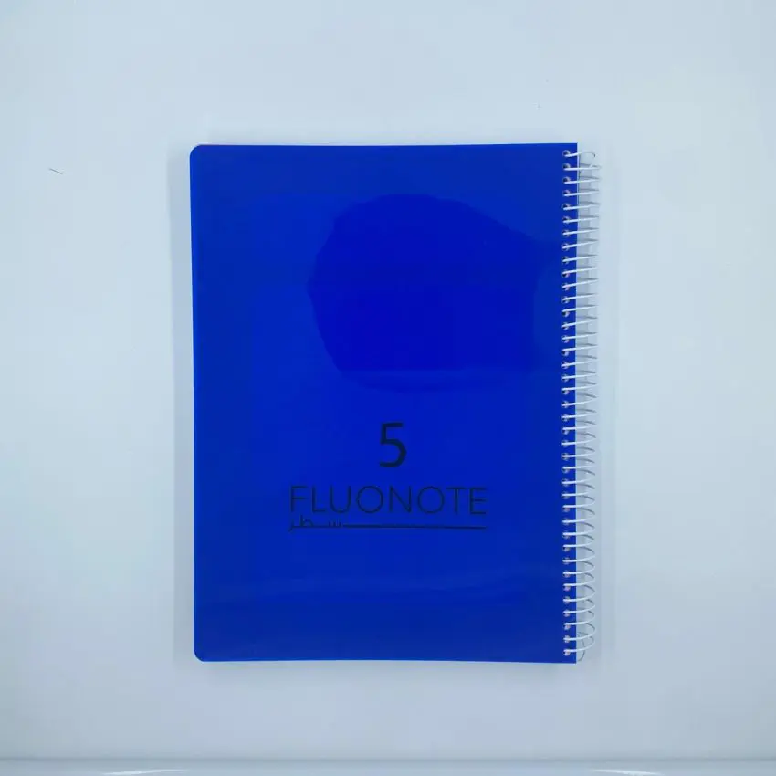 PD FluoNote Plastic Notebook A4 5 Subjects Line 144sh 70g Spiral / PP232B دفتر راسور