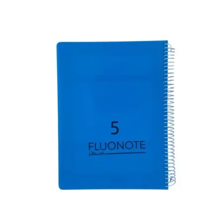 PD FluoNote Plastic Notebook A4 5 Subjects Line 144sh 70g Spiral / PP232B دفتر راسور