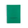 PD FluoNote Plastic Notebook A4 Square 96sh With Elastic 70g Spiral / PP246 دفتر جامعة