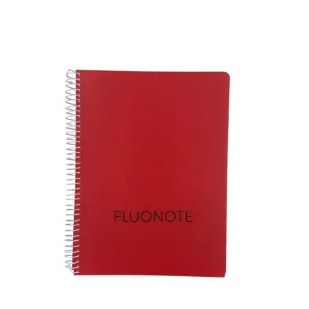 PD FluoNote Plastic Notebook A4 Square 96sh 70g Spiral / PP243 دفتر جامعة