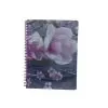 PD Flower 3D Plastic University Notebook A4 Square 96sh 70g Spiral / PP238 دفتر جامعة راسو