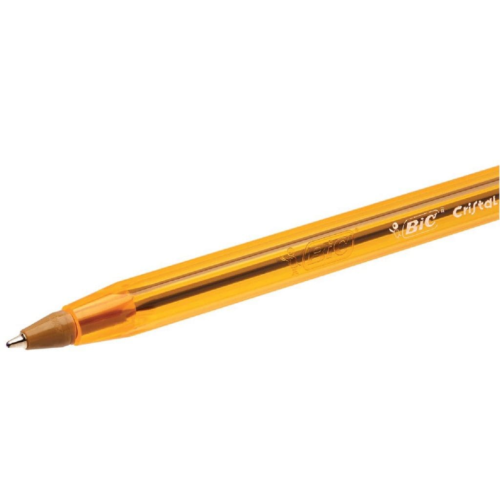BIC Cristal FINE Ball Pen 0.8 Blue قلم حبر ناشف
