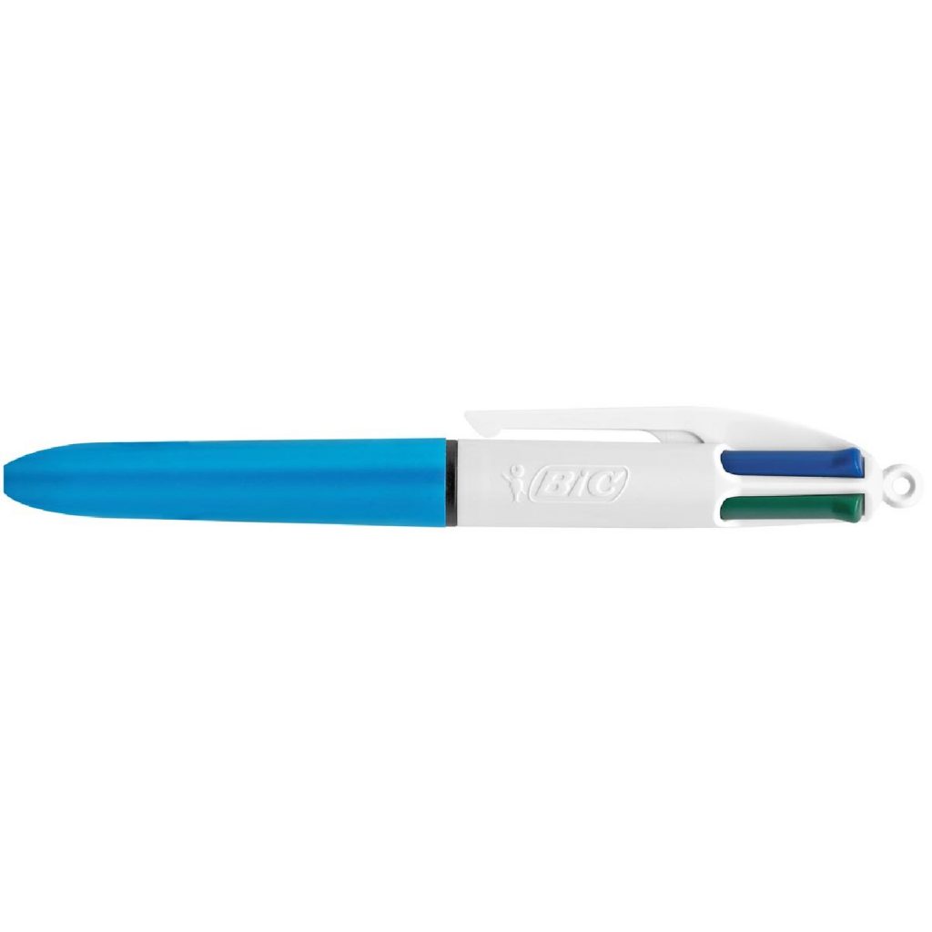 BIC 4 Colors Ball Pen 1.0mm / MINI قلم حبر 4 الوان