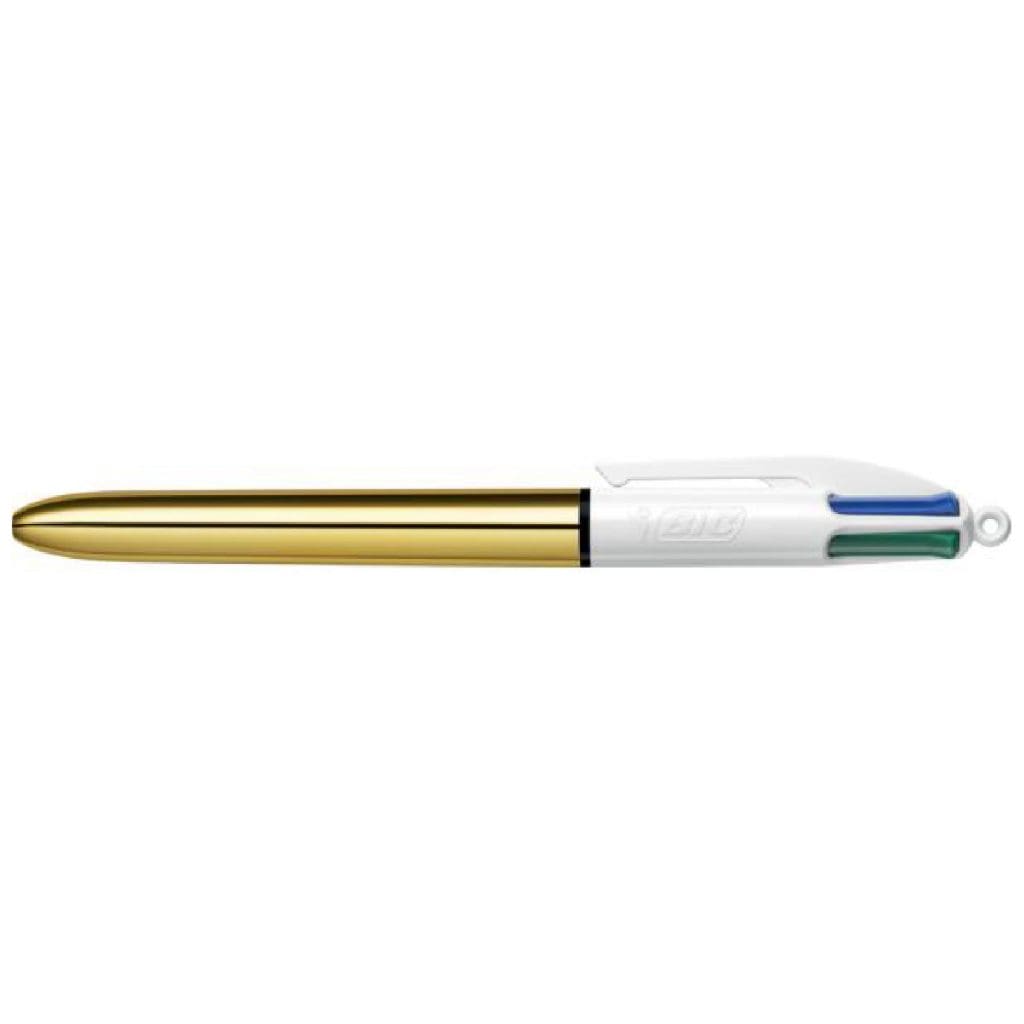 BIC 4 Colors Ball Pen 1.0mm / SHINE قلم حبر 4 الوان