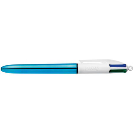 BIC 4 Colors Ball Pen 1.0mm / SHINE قلم حبر 4 الوان