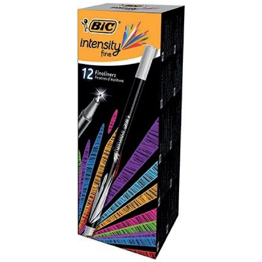 BIC Intensity Fineliner Pen 0.4mm قلم حبر خط رفيع
