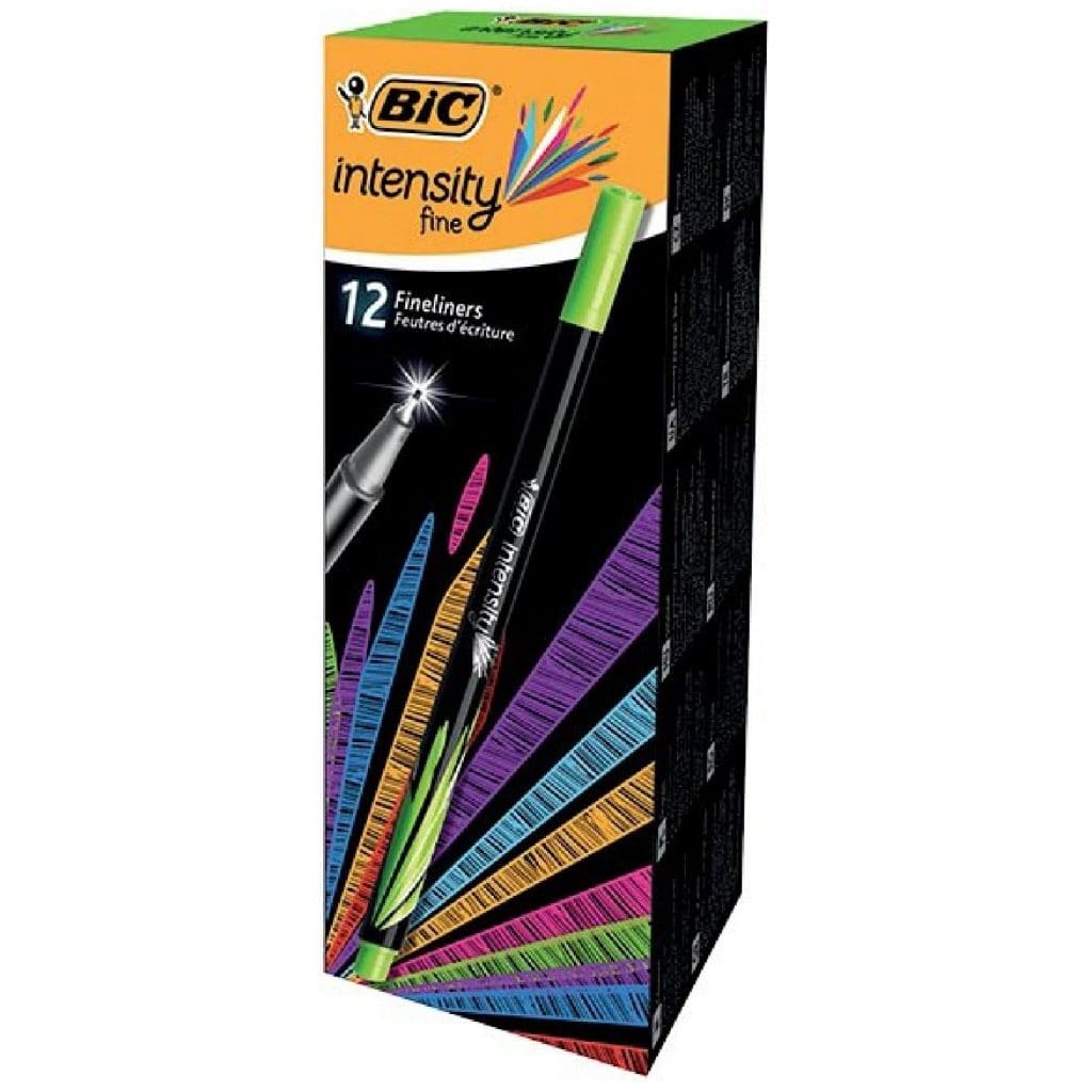 BIC Intensity Fineliner Pen 0.4mm قلم حبر خط رفيع