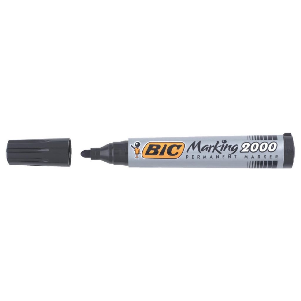 BIC Permanent Marker Round 2000 / قلم ماركر مدور