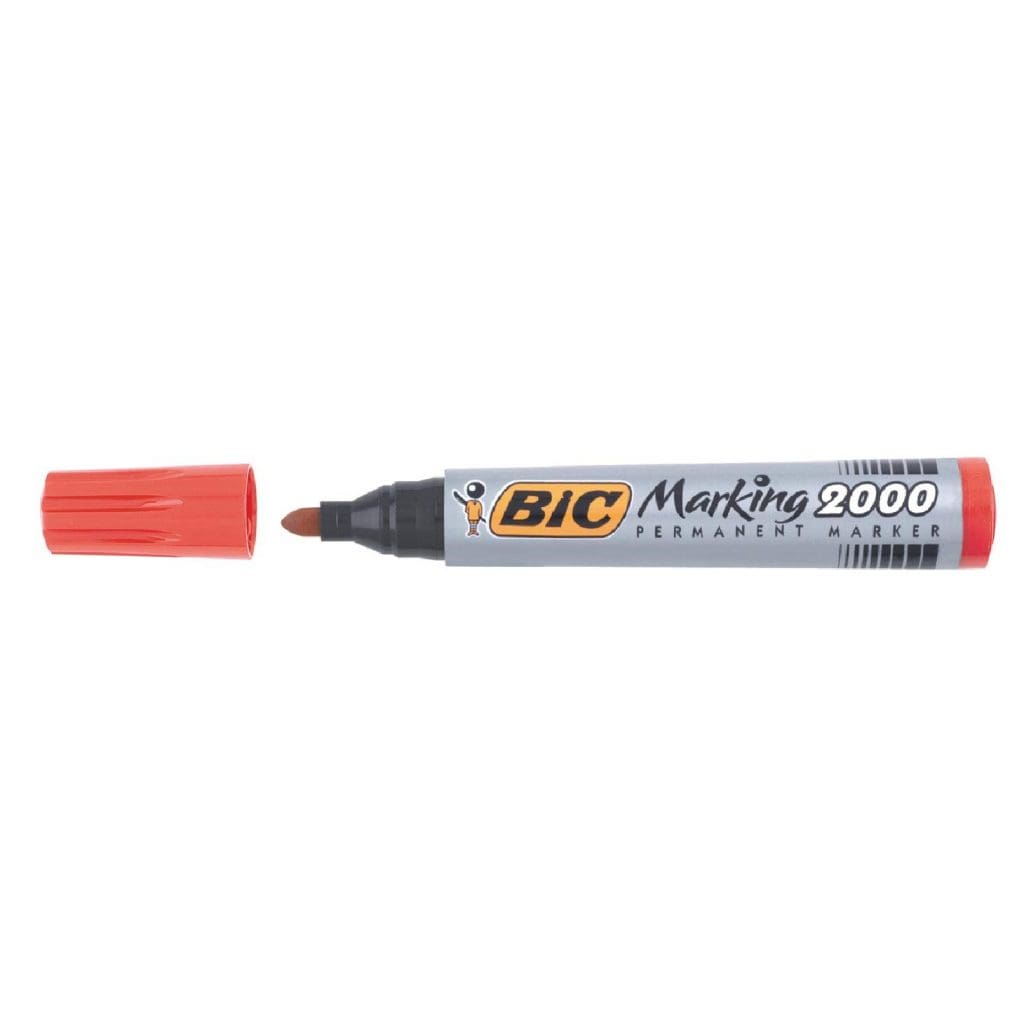 BIC Permanent Marker Round 2000 / قلم ماركر مدور