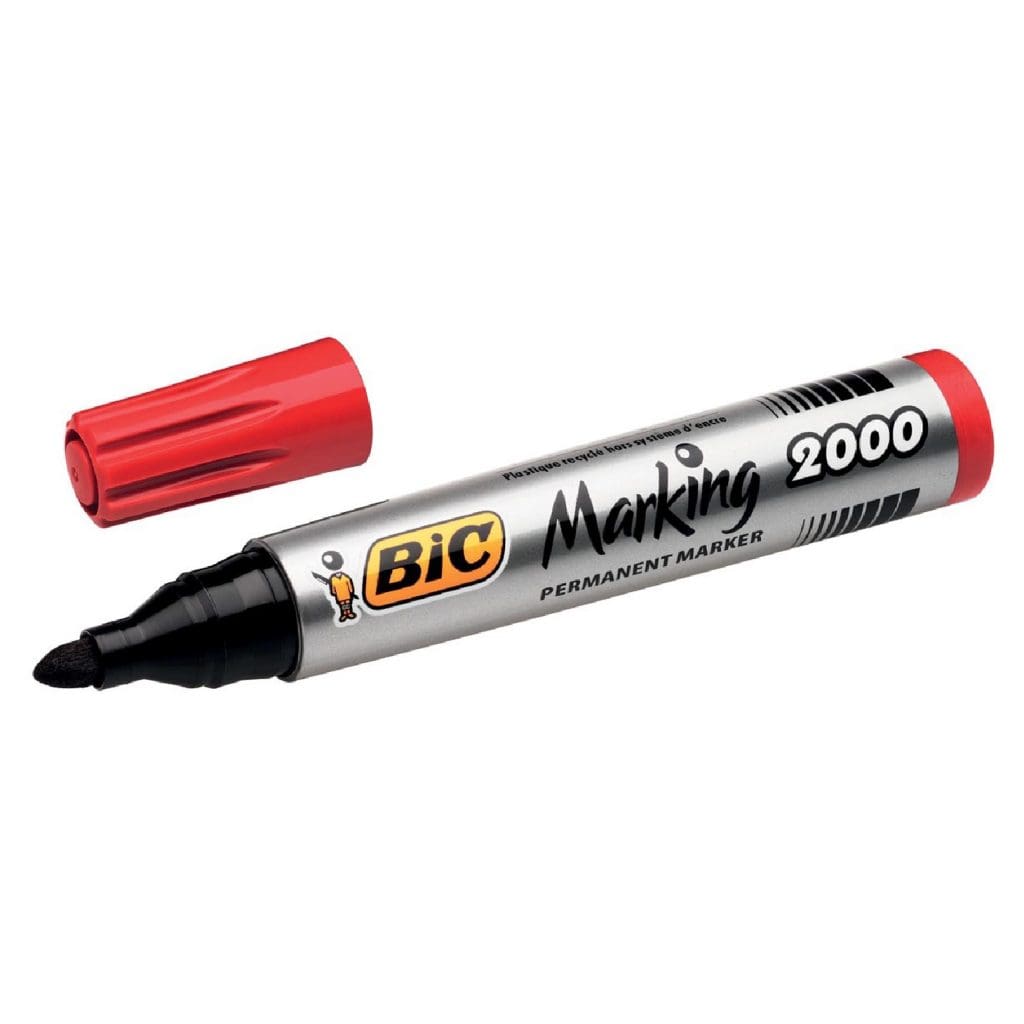 BIC Permanent Marker Round 2000 / قلم ماركر مدور