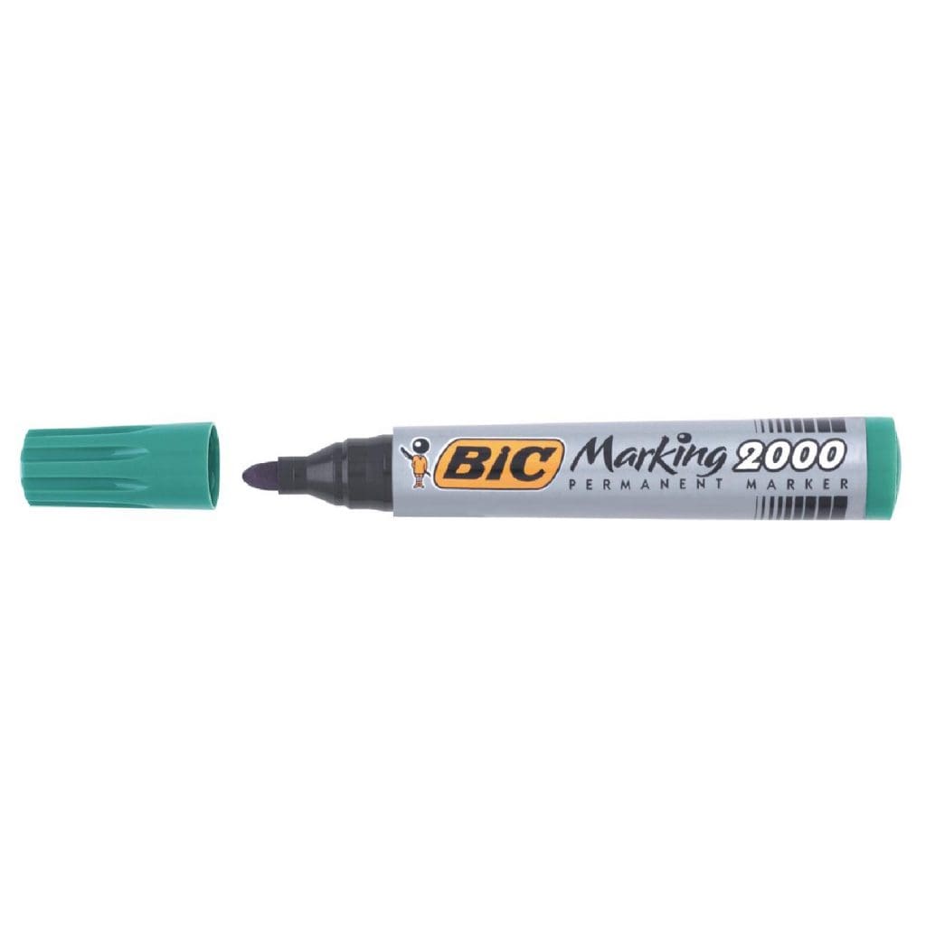 BIC Permanent Marker Round 2000 / قلم ماركر مدور