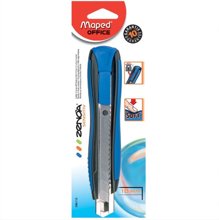 MAPED Zenoa Large Cutter / Knife 18mm - 086110 مشرط عريض