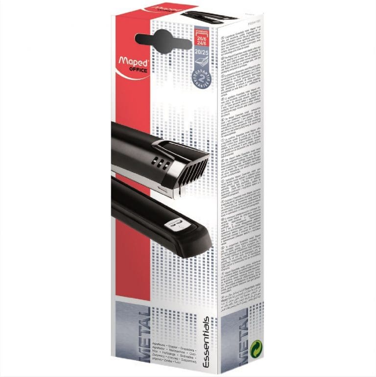Maped Metal Stapler Essenrials 24/6 25sh / 354411 مكبس كبير