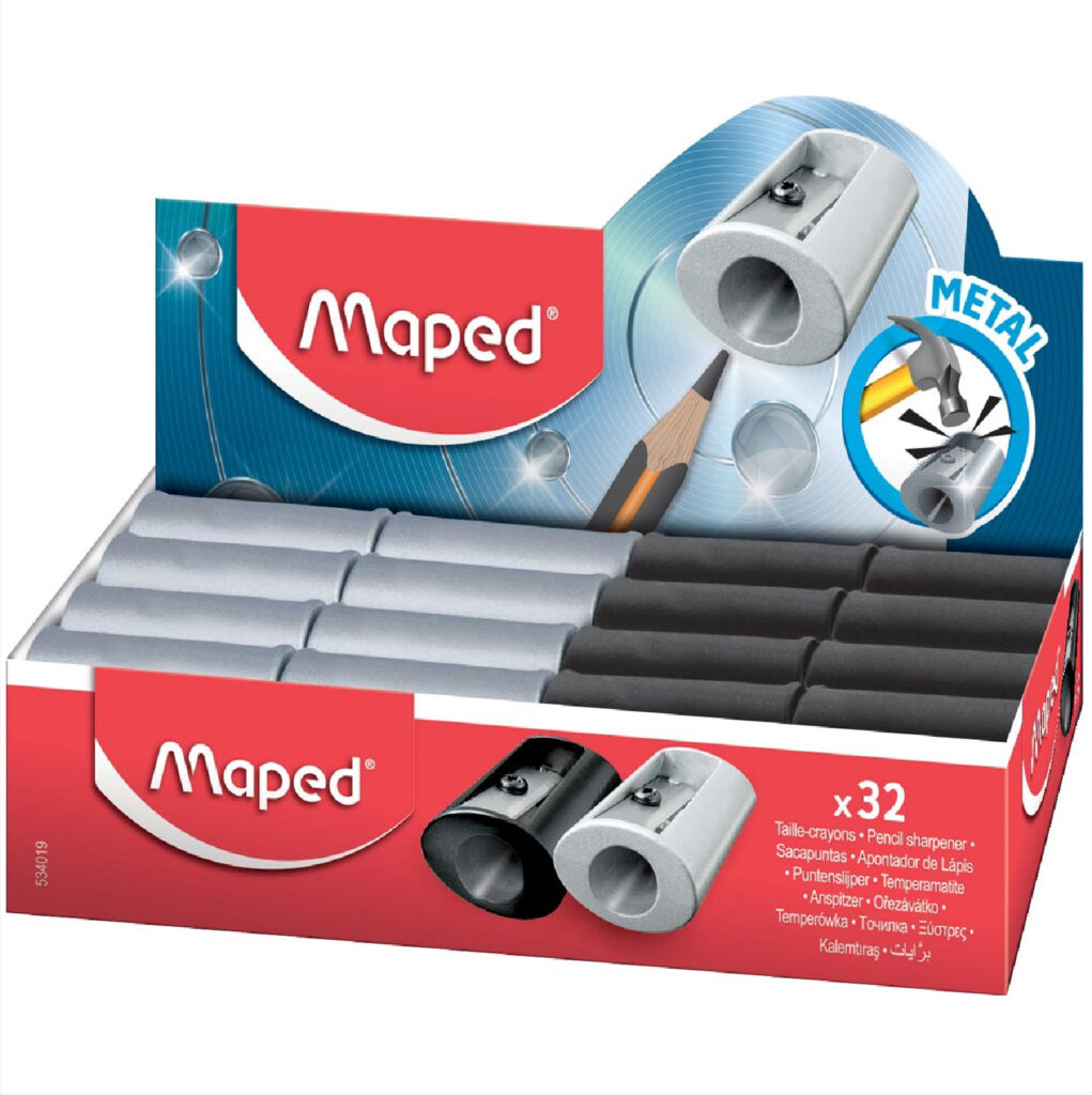 Maped Metal Sharpener OVAL 1 Hole / 534019 مبراة معدن