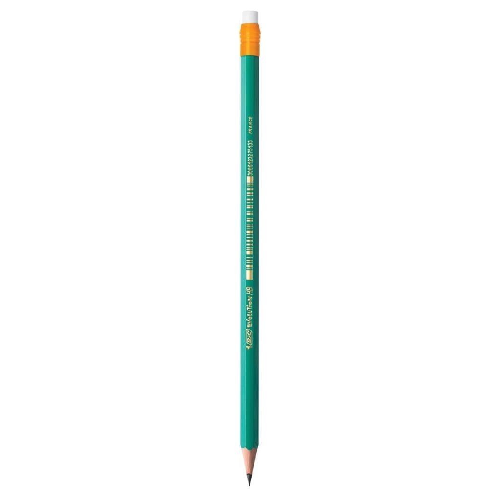 BIC Evolution HB Pencil Neutral 12/Pack قلم رصاص اخضر
