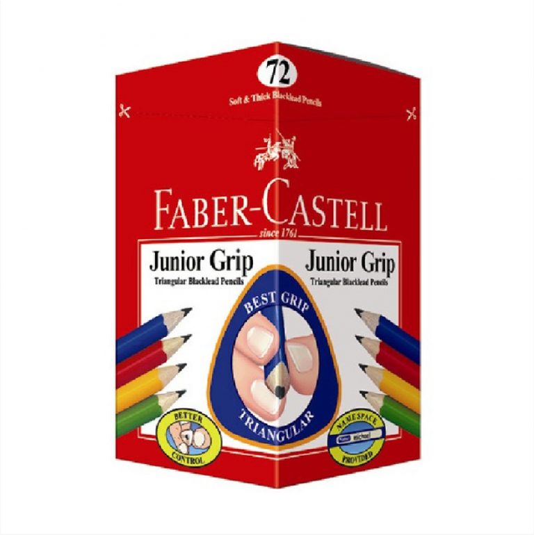 Faber Castell Junior JUMBO Triangular HB Pencils / 116572 قلم رصاص عريض