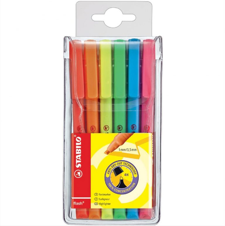 STABILO Highlighter Pen Flash / 555/ قلم فوسفوري