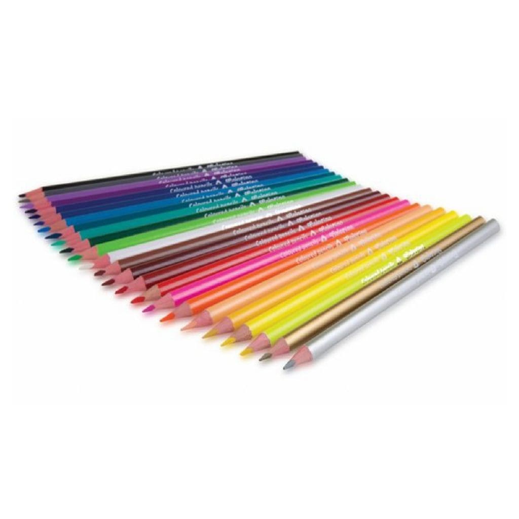 Colorino Triangular Coloring Pencils 24 Colors / 51828 تلوين خشب