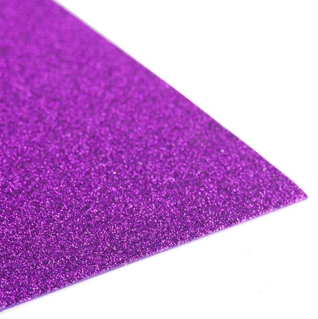 Glittered Eva Foam Board (Papier Mousse) 50*70cm اسفنج برق